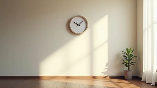 Rassurez-vous avec une horloge murale silencieuse dans votre intérieur
